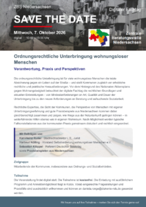 Ordnungsrechtliche Unterbringung wohnungsloser Menschen